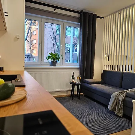 Urban Apartments Studio No 3A, Free Private Parking, Self Check-In Chorzów Habitación foto